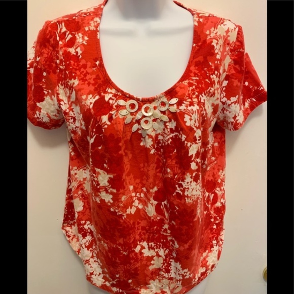 Alfred Dunner Top Size PS Cherry Red NWOT ***HOST PICK***